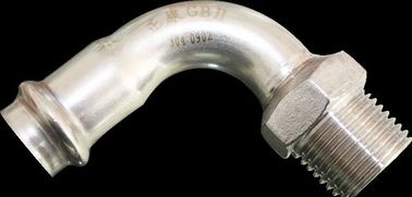 High Strength Carbon Steel Press Fittings 90 Degree Male Elbow Type